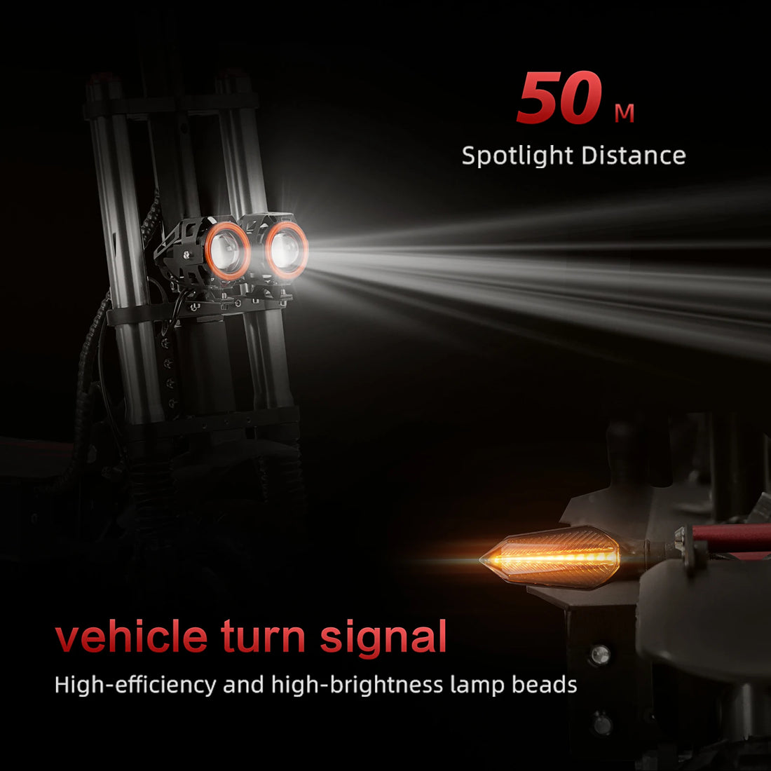 6000W Powerful Electric Scooter 60V 38Ah Max Speed 85km/h 100km Range 11'' Tire