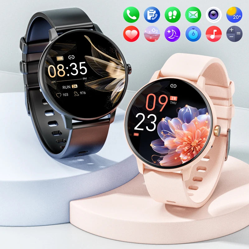 Hwagol Women'S Smartwatch Bluetooth Call 1.39 Touch