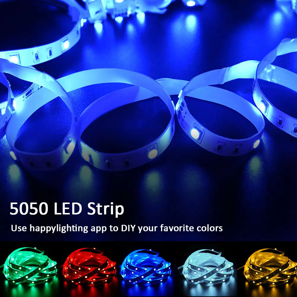 LED Strip Light RGB 5050 Music Sync Color Changing