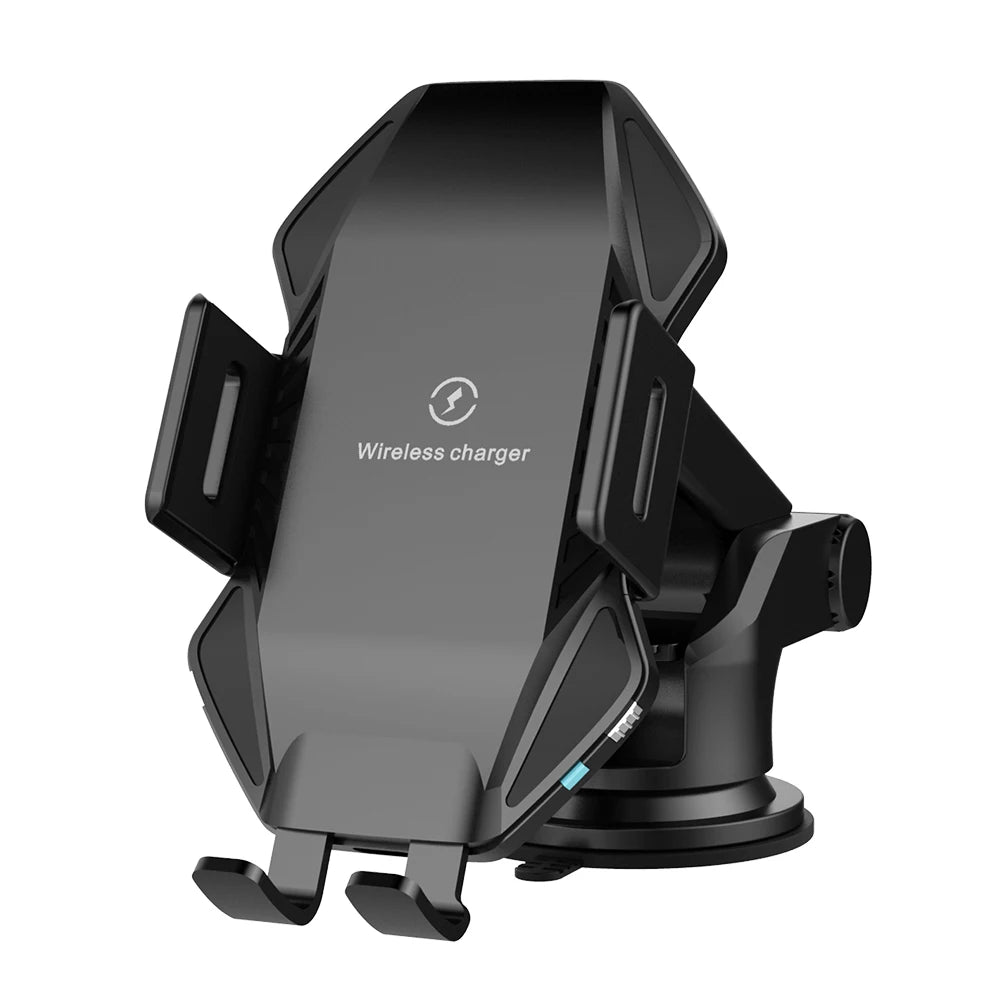 15W Fast Charging Phone Mount Wireless Car Charger Dashboard