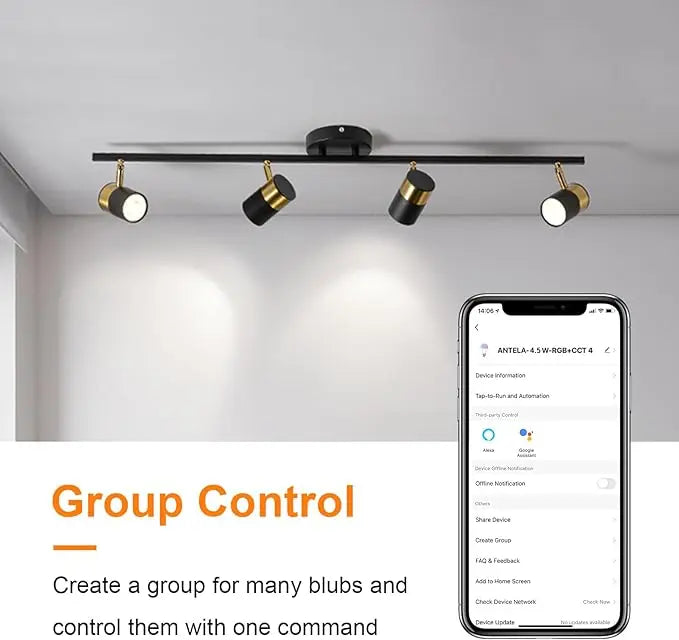 Alexa Reflector Bulb 4.5W 350LM, Multicolor Smart