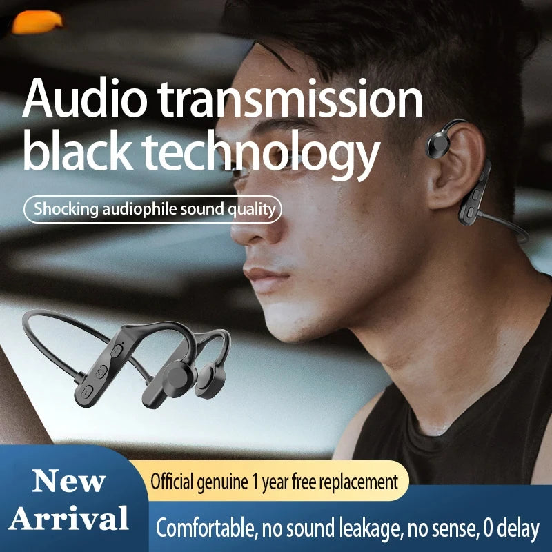 Swimming Bone Conduction Bluetooth 5.3 Headphones Double