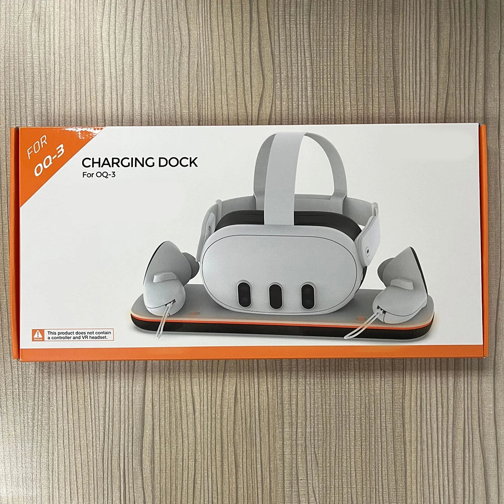 VR Headset Controller Charging Dock with LED Indicator