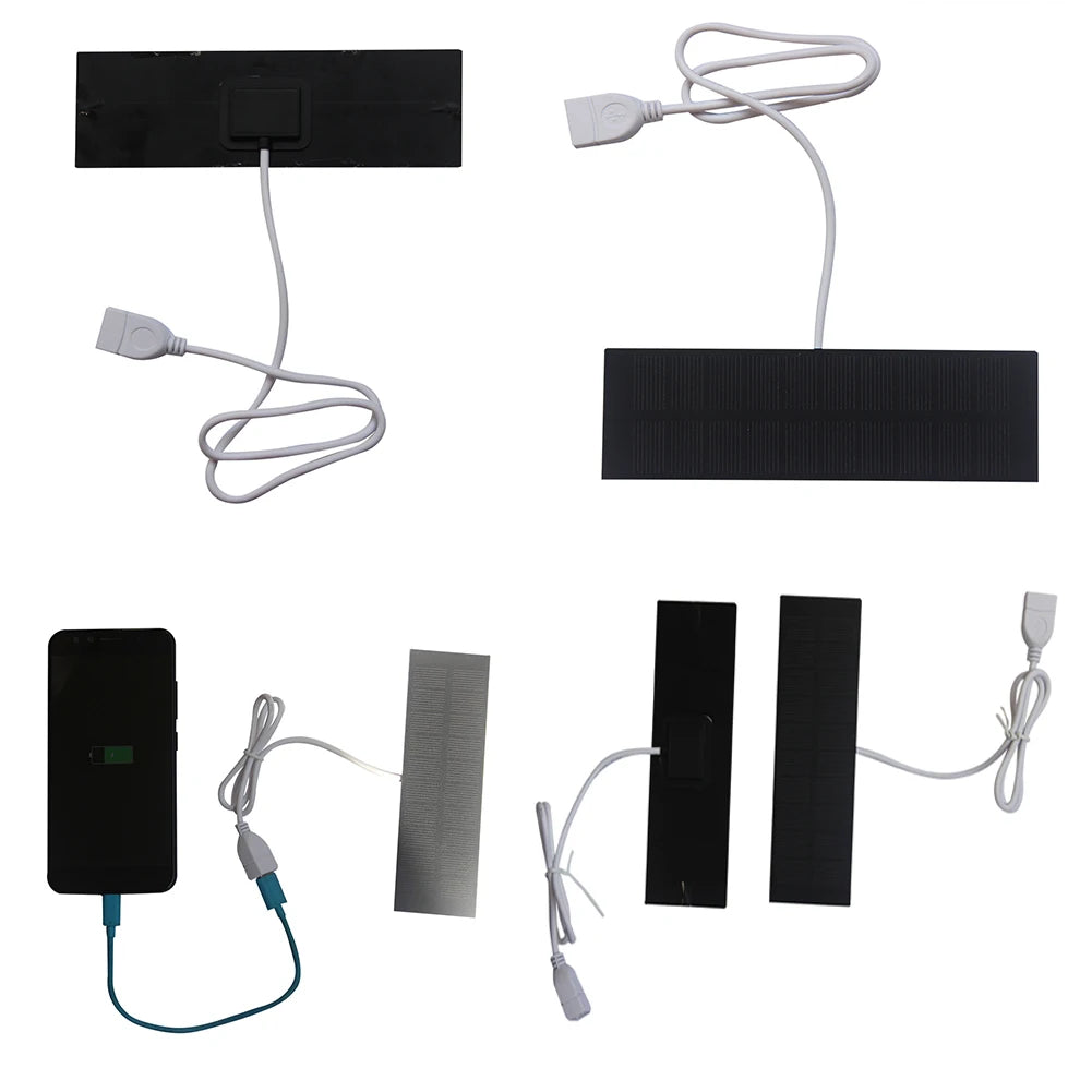 Mini Solar Panel Portable Battery Mobile Phone Charging Bank