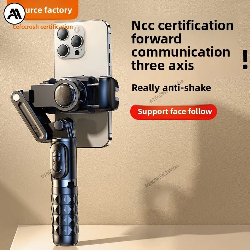 Q18 Mobile Phone Gimbal Stabilizer 3-axis Selfie Stick Anti-shake
