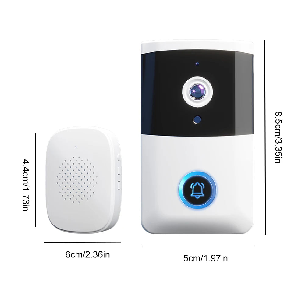 WiFi Wireless Video Doorbell IR Night Vision Doorbell