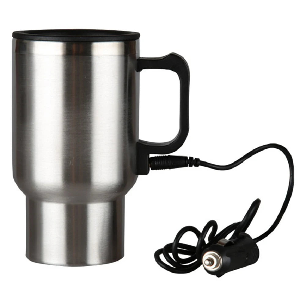 450ml Car Heating Cup Stainless Steel Electric In-car Travel
