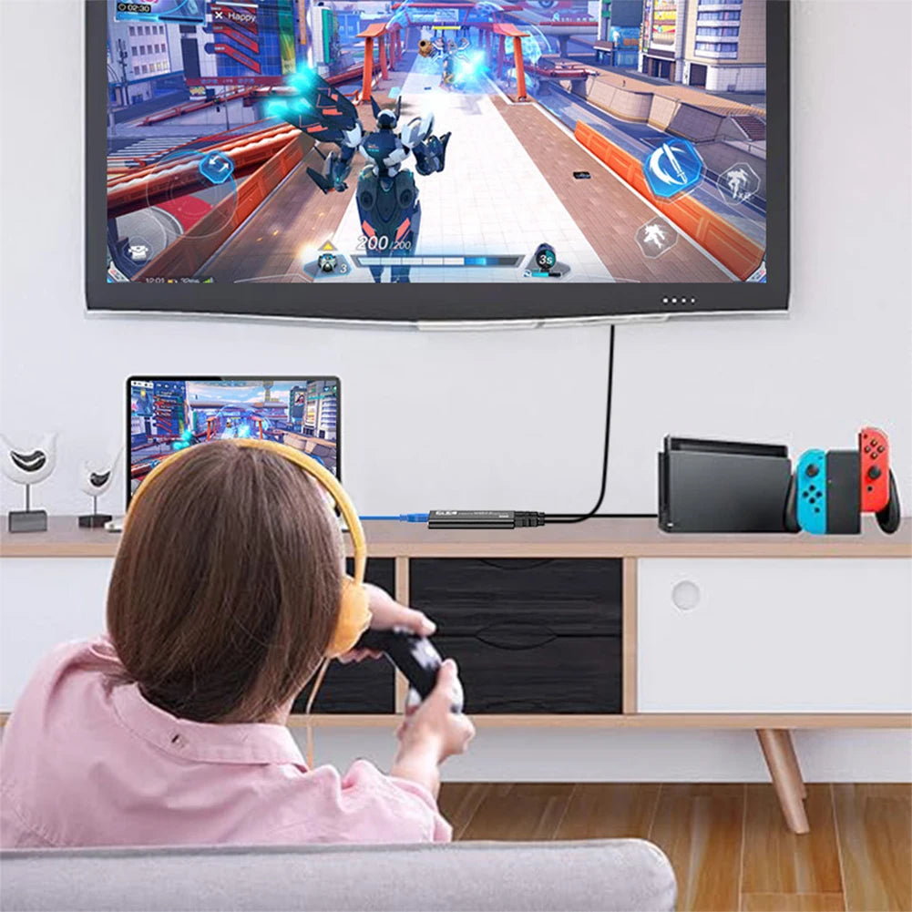 USB 3.0 4K HDMI-Compatible Capture Card Video Grabber