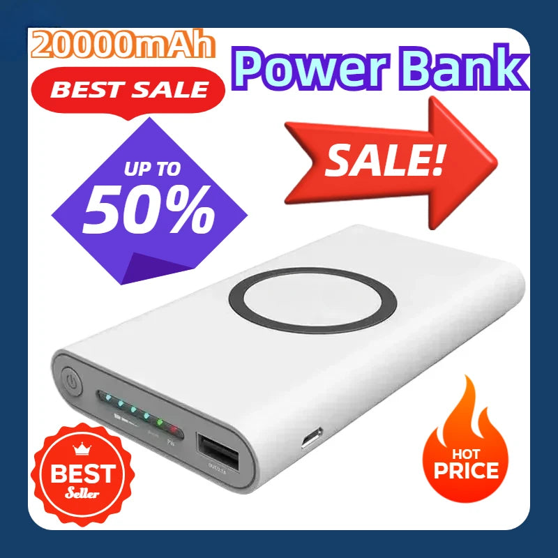 Power Bank Ultra-Large Capacity Mobile Power Supply Wireless