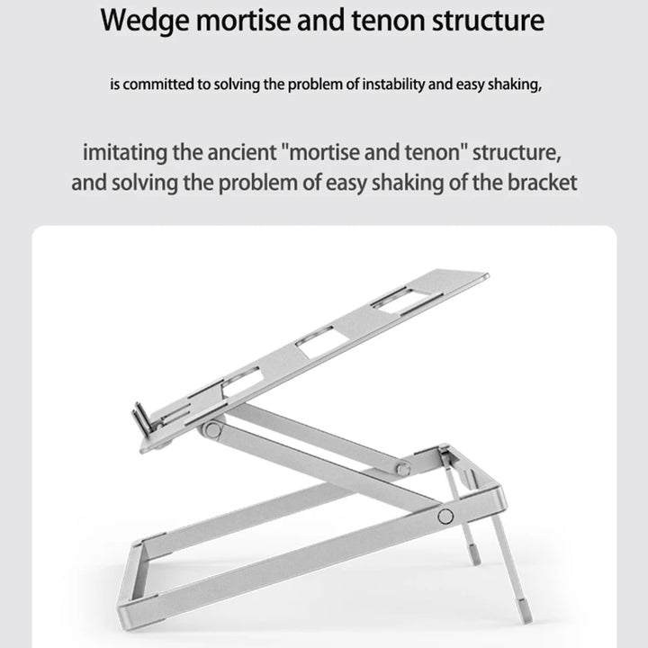 Ergonomic Notebook Stand Adjustable Height Notebook Laptop