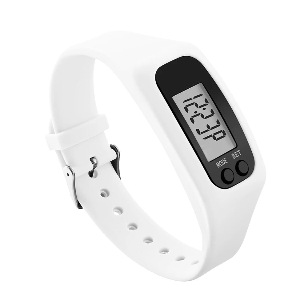 LED Pedometer Bracelet Walking Running Pedometer
