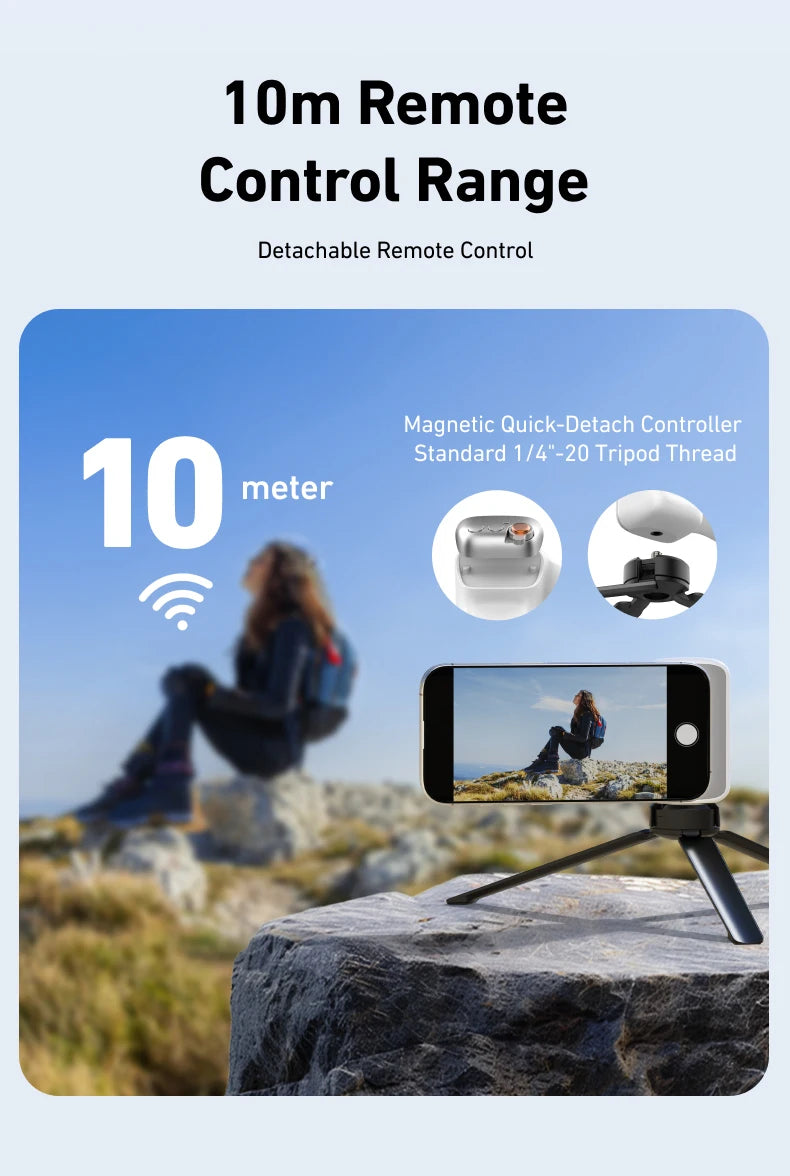 TELESIN Magnetic Phone Camera Shoot Hand Grip Phone Holder