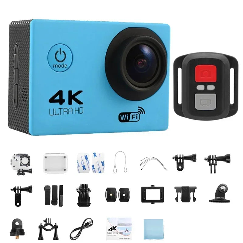 Action Camera Ultra HD 4K/30fps WiFi 2.0-inch 170D Underwater