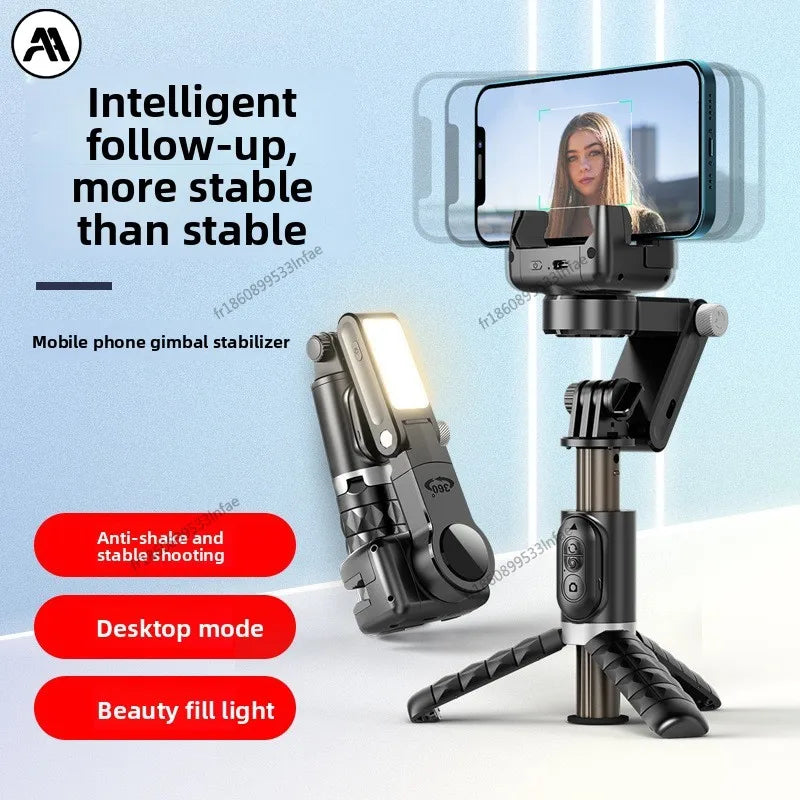 Q18 Mobile Phone Gimbal Stabilizer 3-axis Selfie Stick Anti-shake