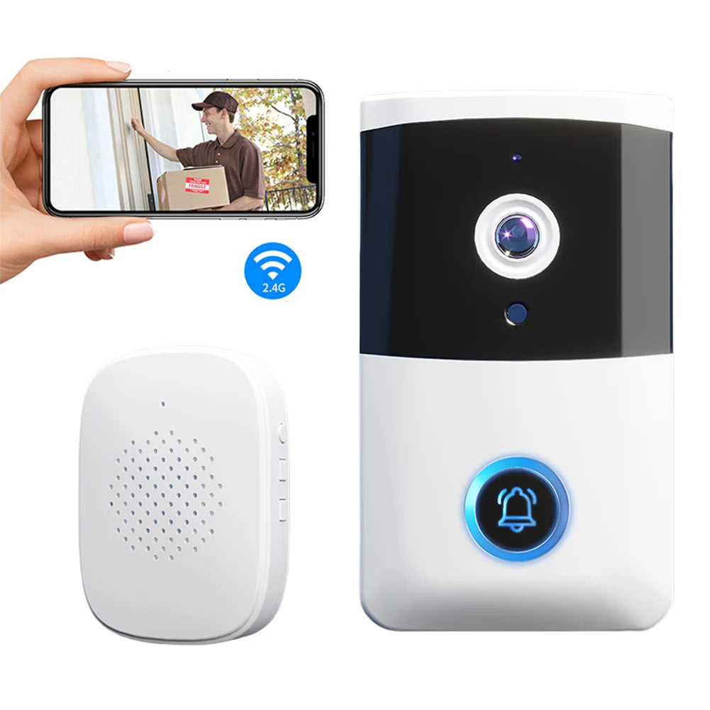 WiFi Wireless Video Doorbell IR Night Vision Doorbell