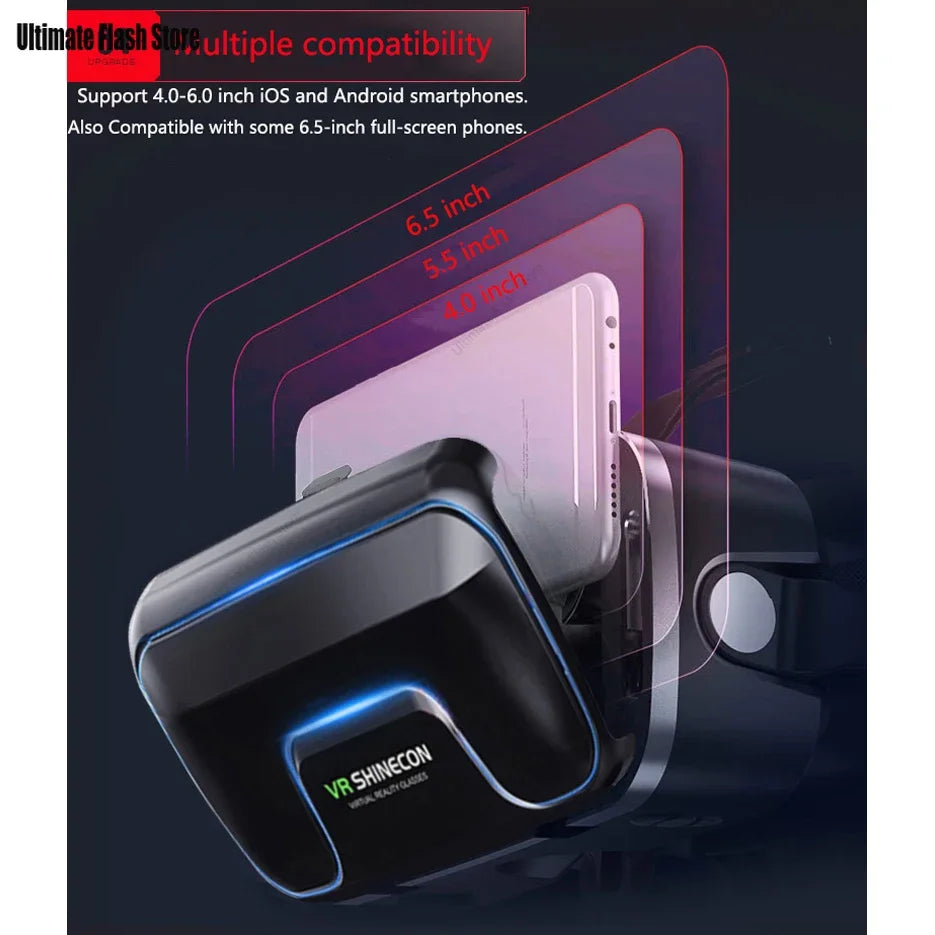 VR Shinecon 10.0 Helmet 3D Glasses Virtual Reality Casque
