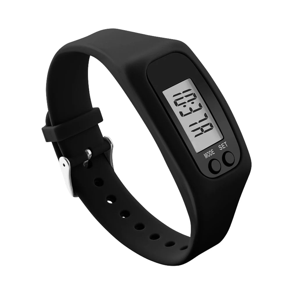 LED Pedometer Bracelet Walking Running Pedometer