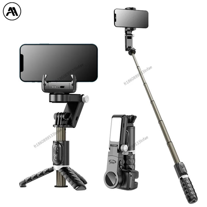 Q18 Mobile Phone Gimbal Stabilizer 3-axis Selfie Stick Anti-shake