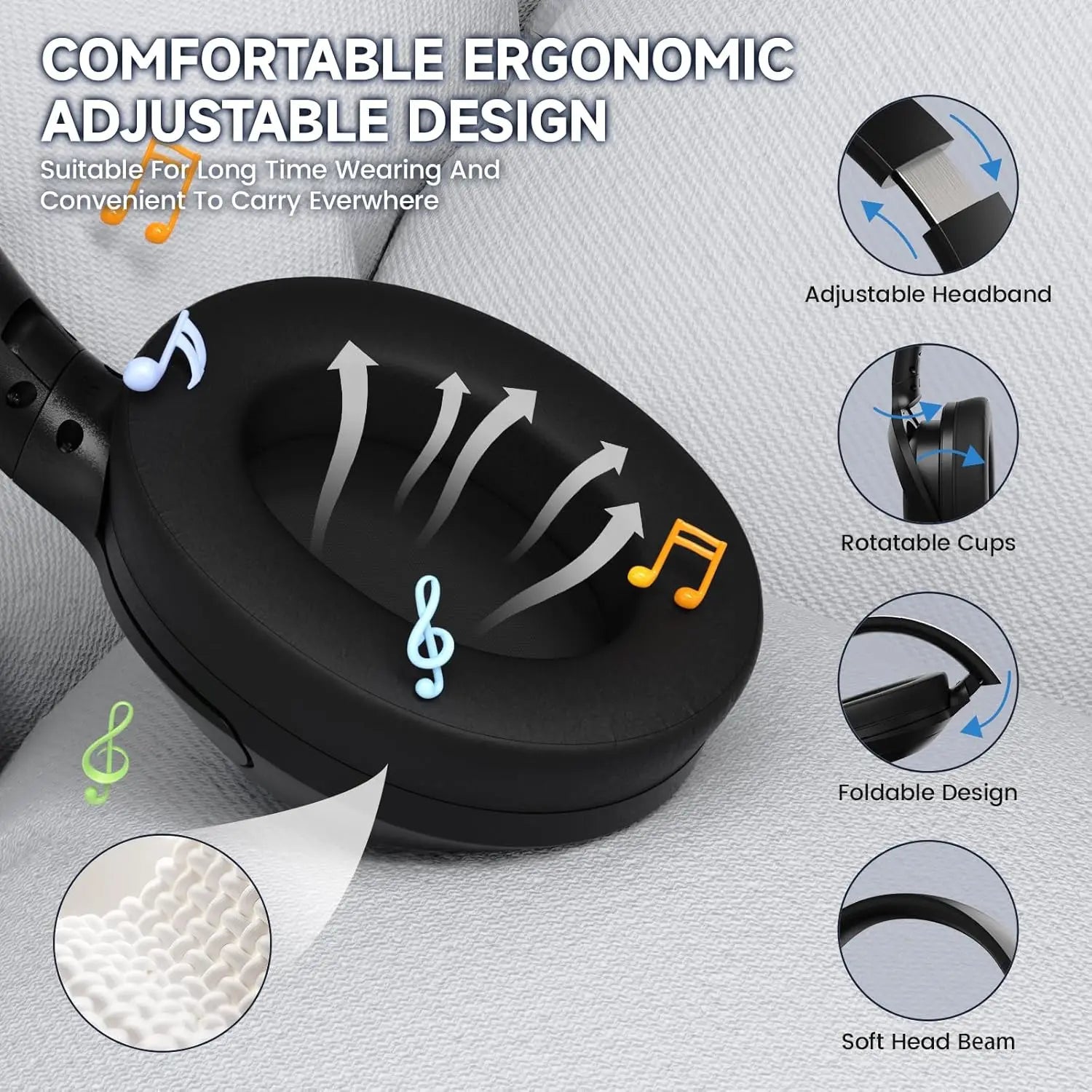 ATTACK SHARK G300 Wireless Bluetooth Headphone