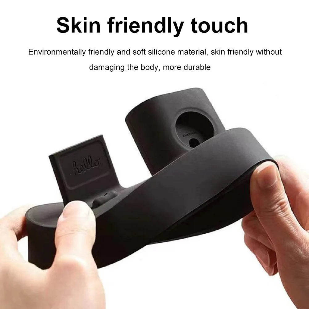3-in-1 Phone Watch Bracket Silicone Multifunctional