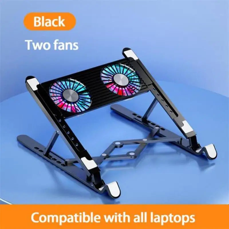 Laptop Cooler Base Stand with 2/4 Fans Foldable Laptop Cooling Pad