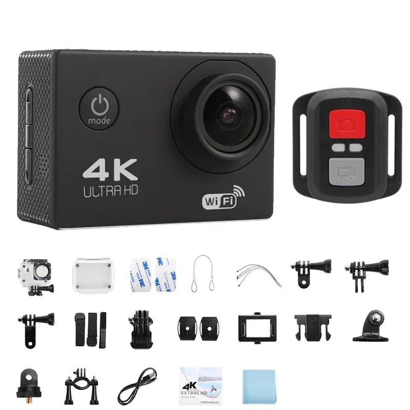 Action Camera Ultra HD 4K/30fps WiFi 2.0-inch 170D Underwater