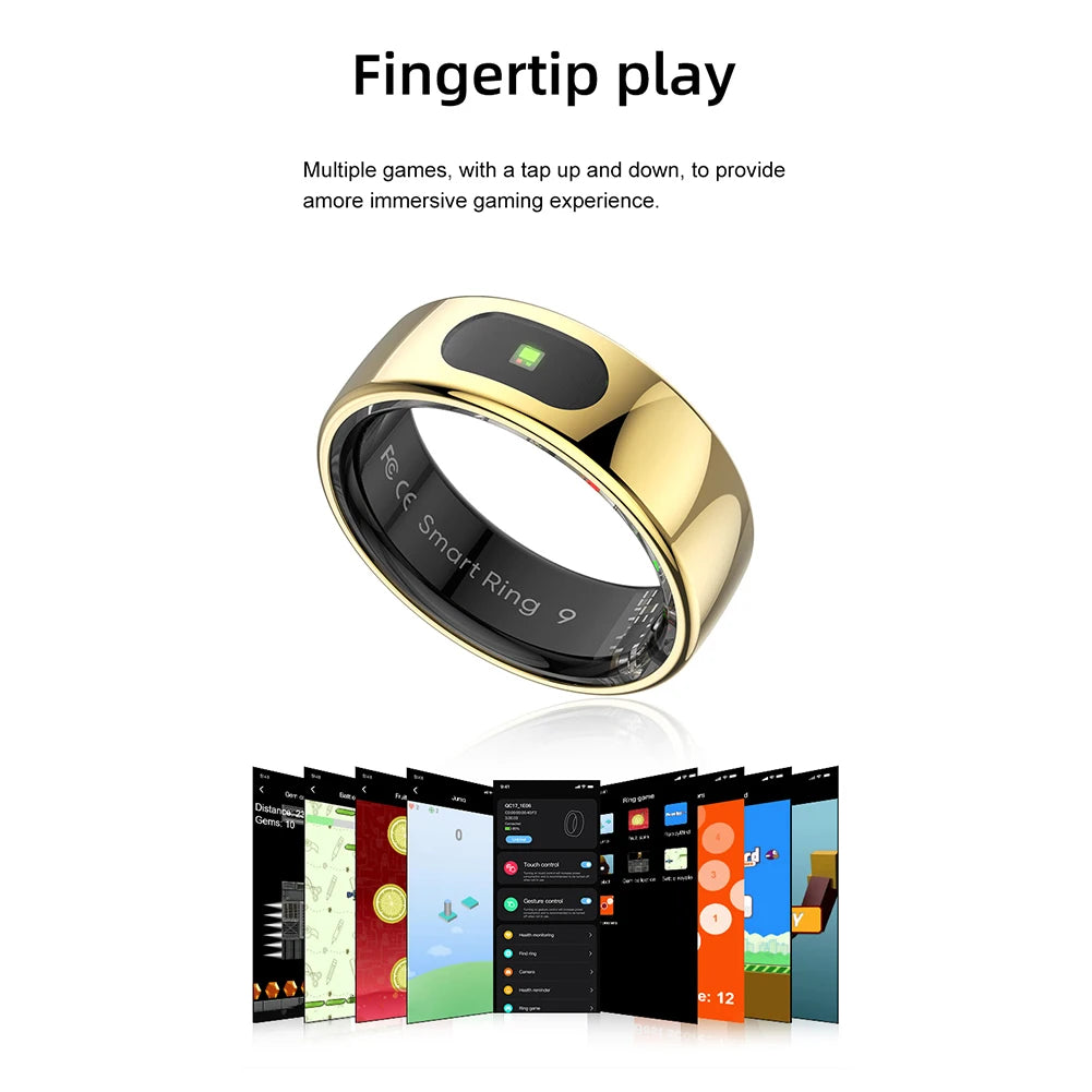 NEW Smart Ring R08 Health and Sleep Monitor With Charging