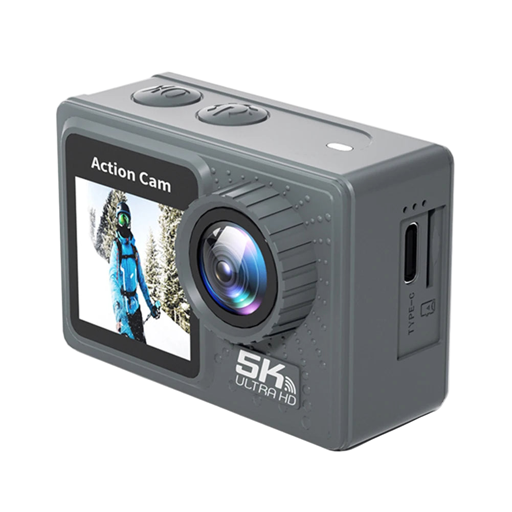 5K 4K 60FPS Action Video Cam Dual Screen WIFI Outdoor