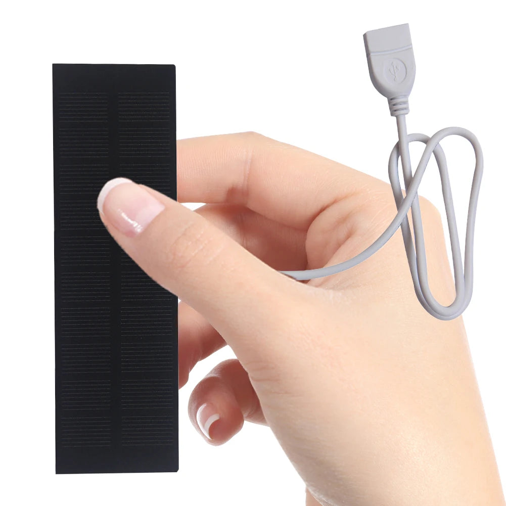 Mini Solar Panel Portable Battery Mobile Phone Charging Bank