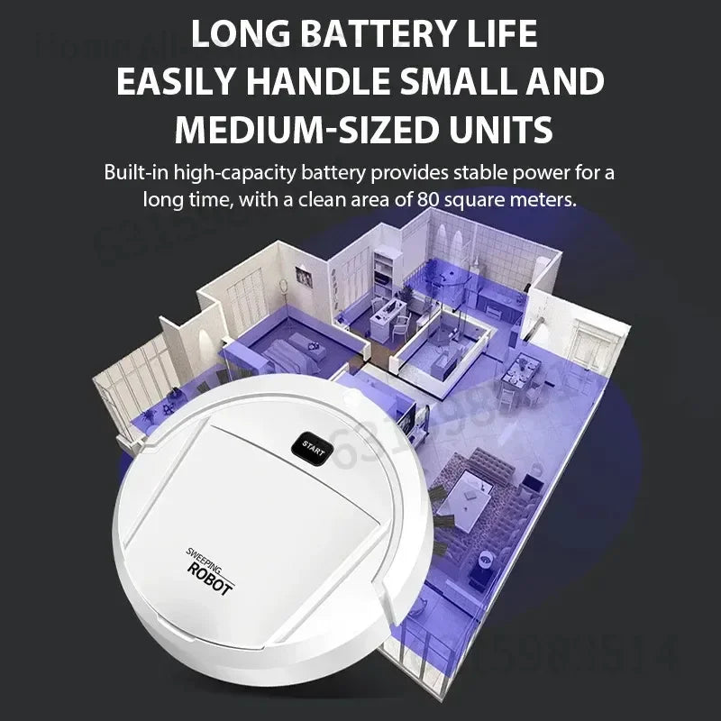 Smart Robot Vacuum: Auto Dry/Wet Cleaning, Sweeping