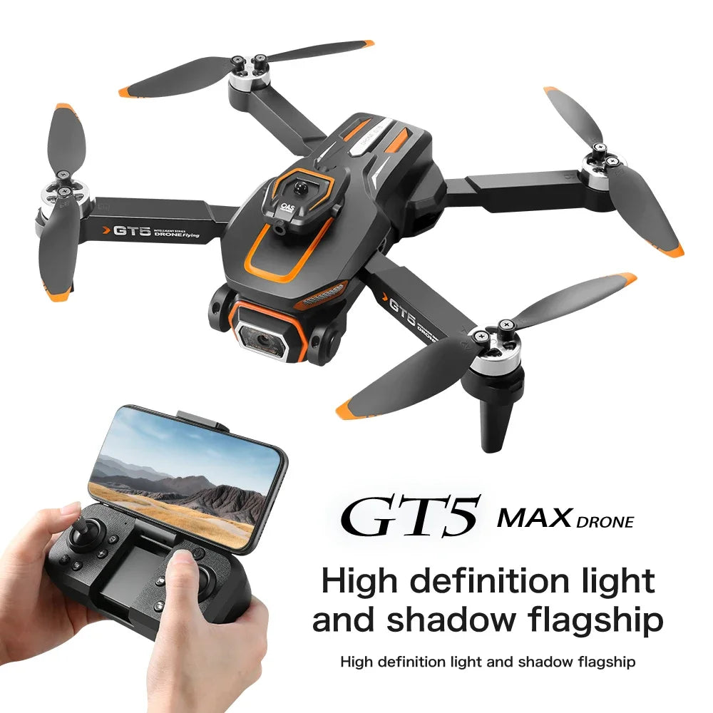 GT5 Mini Drone 4K 6K HD Double Camera Brushless Motor