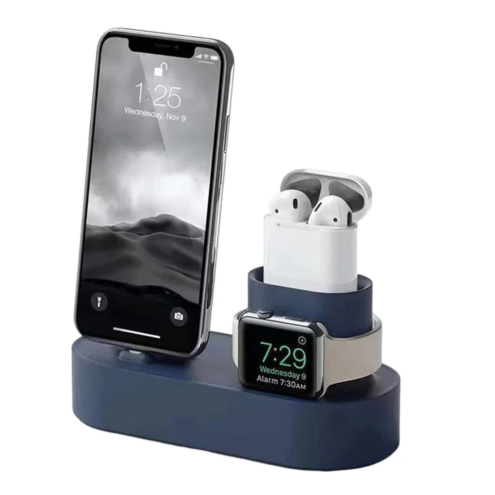 3-in-1 Phone Watch Bracket Silicone Multifunctional