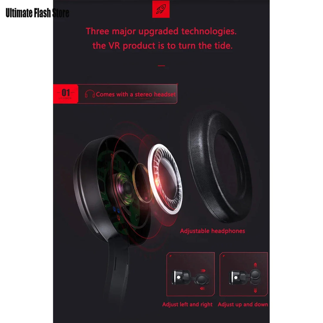 VR Shinecon 10.0 Helmet 3D Glasses Virtual Reality Casque