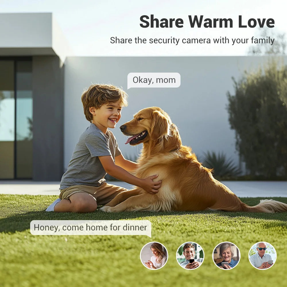 2PC Ease Life APP Wireless 1080P HD Indoor/Outdoor