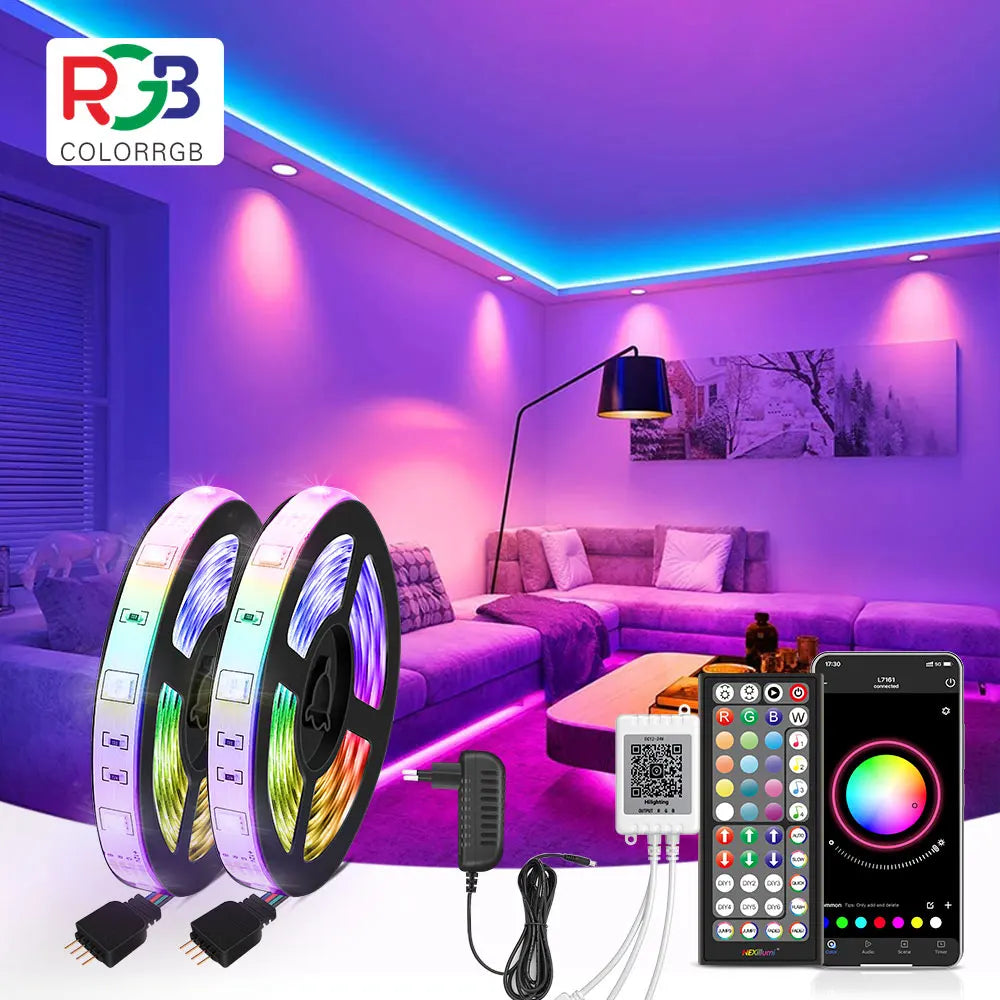 LED Strip Light RGB 5050 Music Sync Color Changing