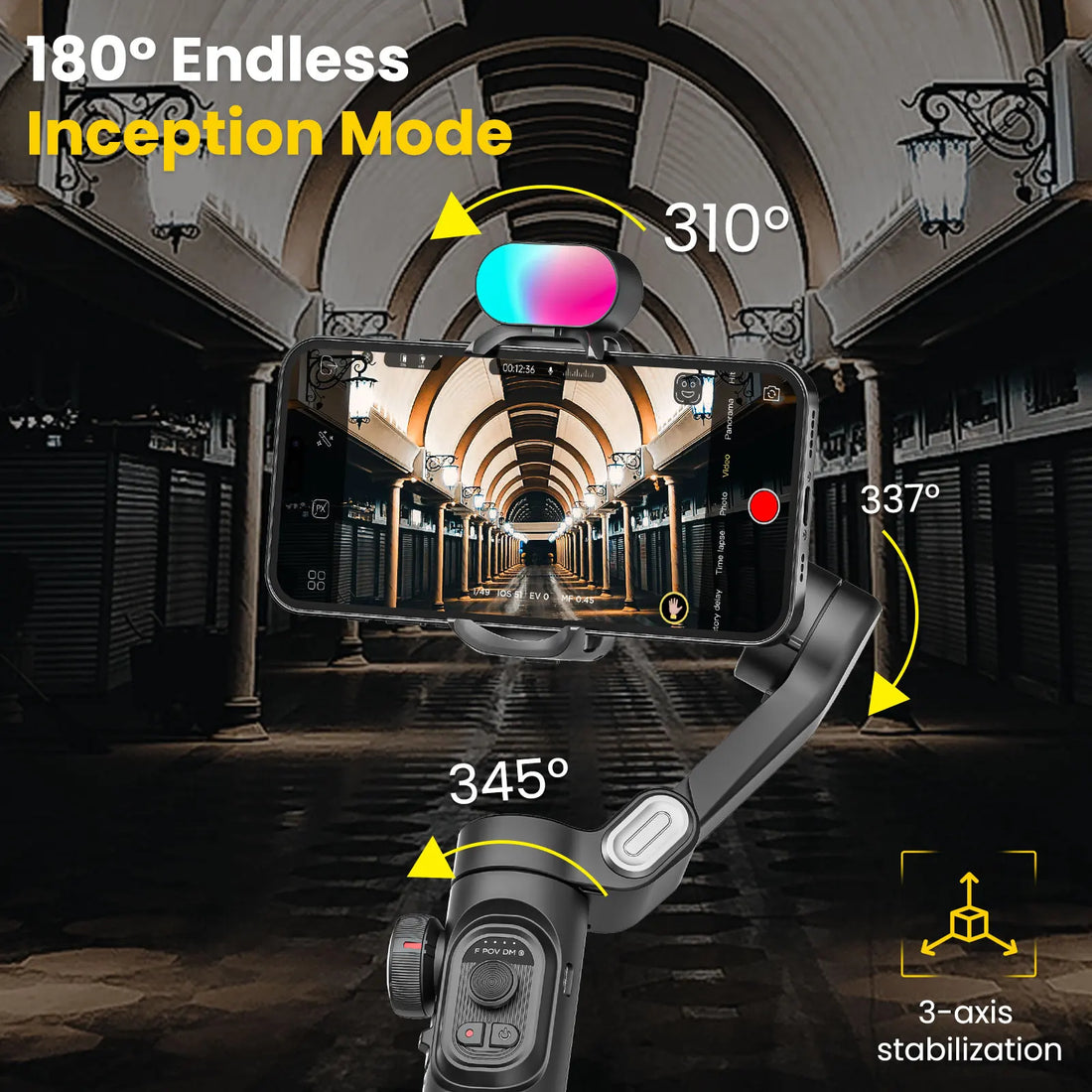 AOCHUAN Smart XE Combo1 3 Axis handheld Gimbal Stabilizer