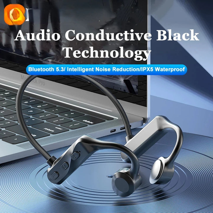 Swimming Bone Conduction Bluetooth 5.3 Headphones Double