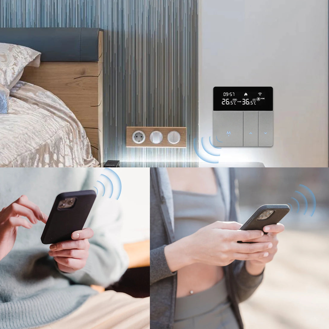WIFI Smart Thermostat with LCD Display Smart Heating