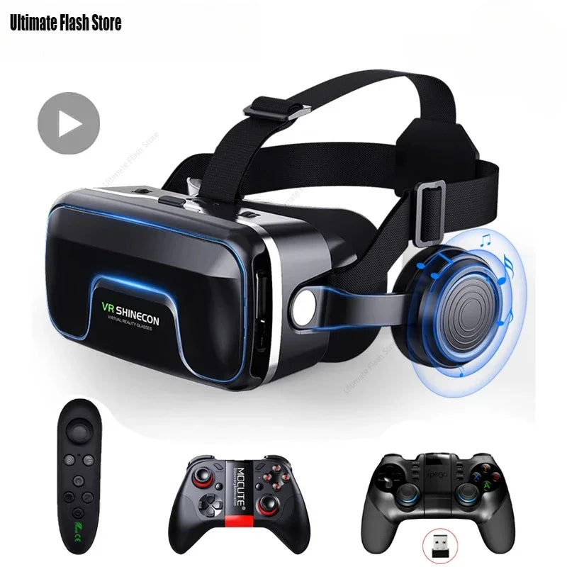 VR Shinecon 10.0 Helmet 3D Glasses Virtual Reality Casque