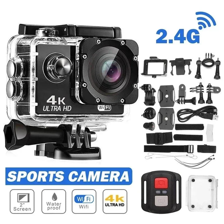 Action Camera Ultra HD 4K/30fps WiFi 2.0-inch 170D Underwater
