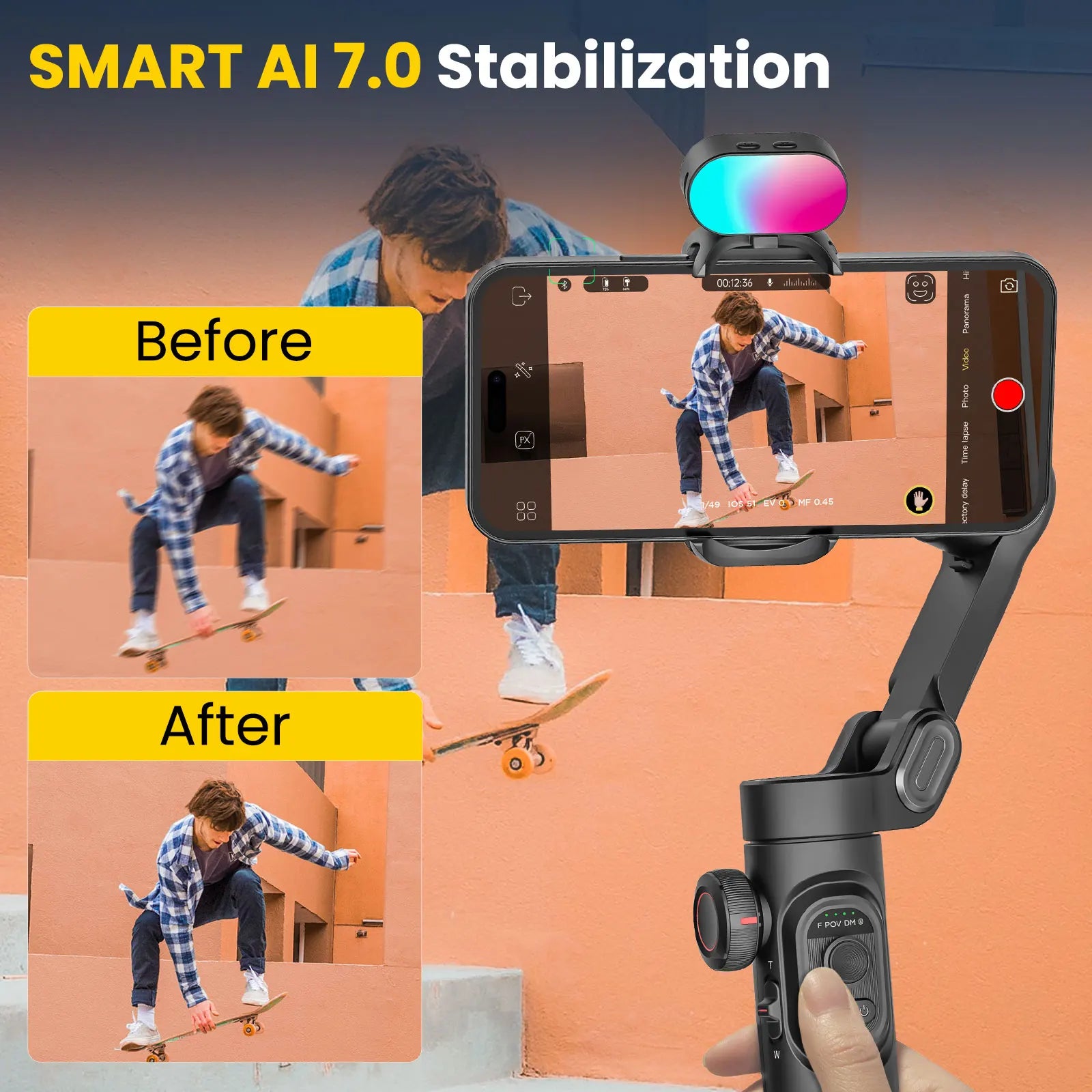 AOCHUAN Smart XE Combo1 3 Axis handheld Gimbal Stabilizer