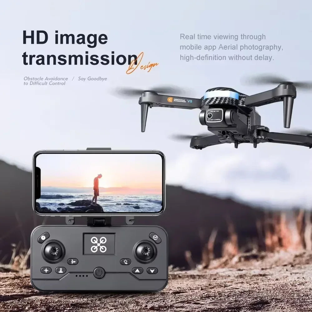 V8 Mini Drone For Xiaomi 8K HD Camera WiFi 5G Height