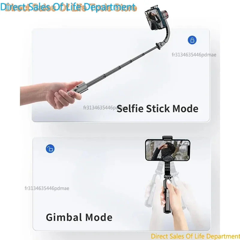 L18S 1360 Rotation Following shooting Mode Gimbal Stabilizer