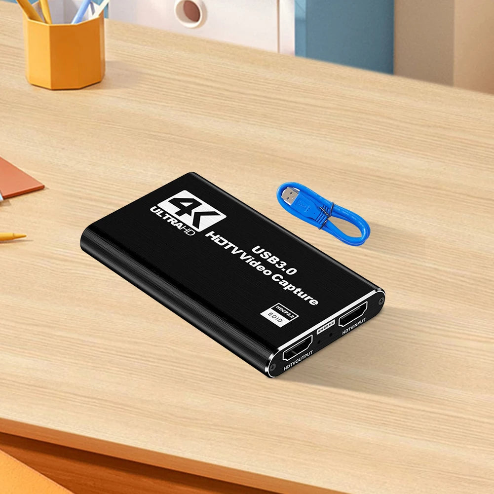USB 3.0 4K HDMI-Compatible Capture Card Video Grabber