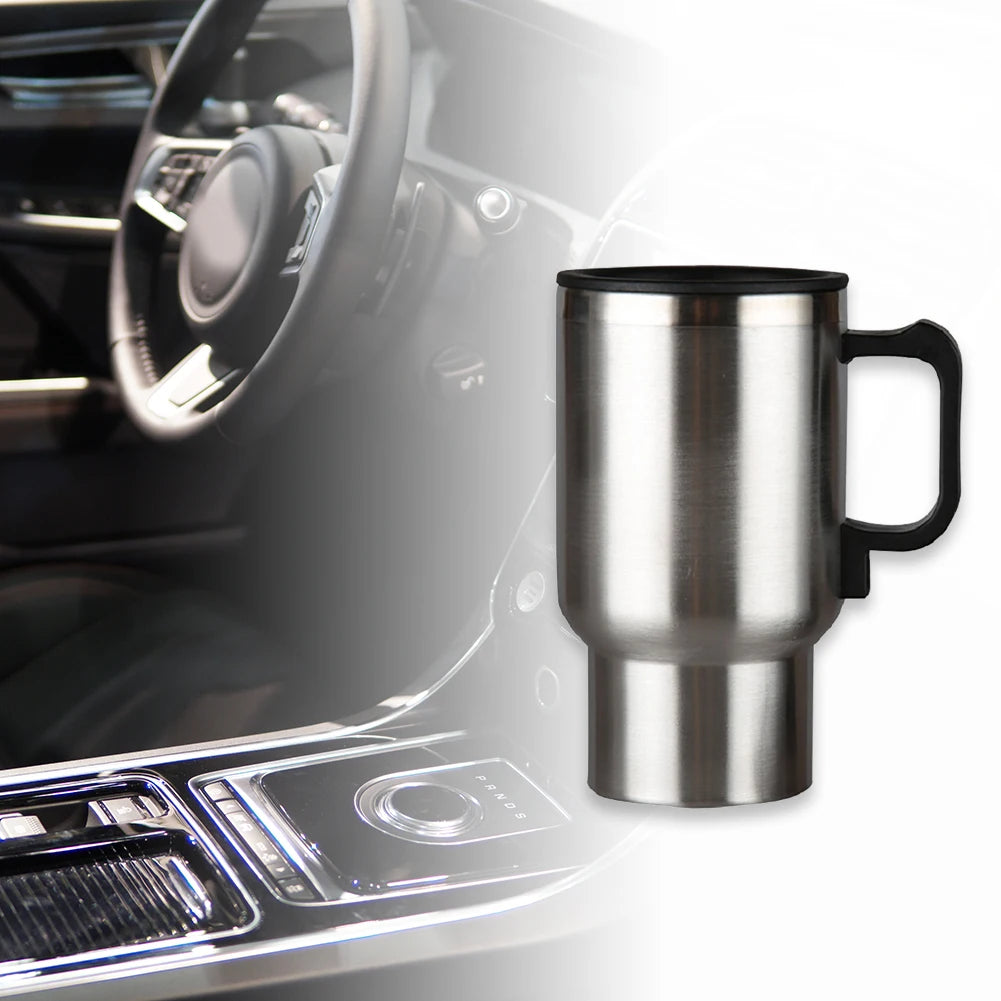 450ml Car Heating Cup Stainless Steel Electric In-car Travel